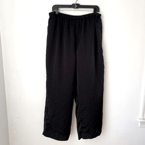 Textile Elizabeth and James Relaxed Black Pull On Pants